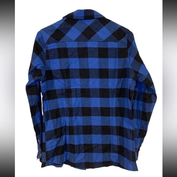 CQR NEW Small Blue and‎ Black Flannel Shirt - Picture 5 of 5